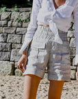 EVA LINEN SHORTS